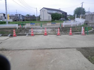 橋の撤去後状況写真